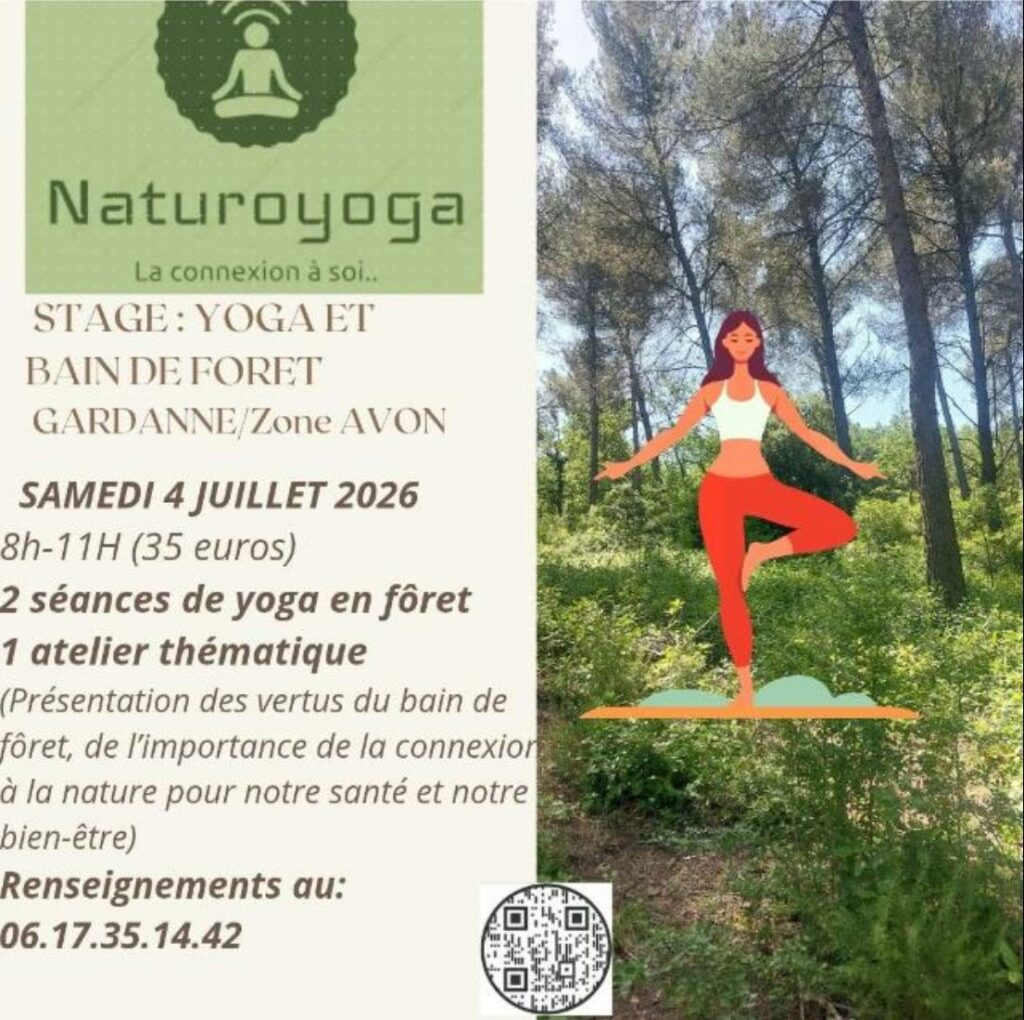 Stage de yoga et bain de forêt